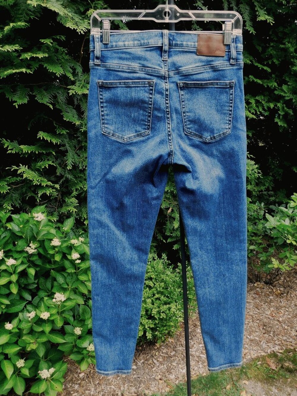 J. Crew 9" High Rise Toothpick Skinny Jeans Sz-27 - Picture 3 of 3